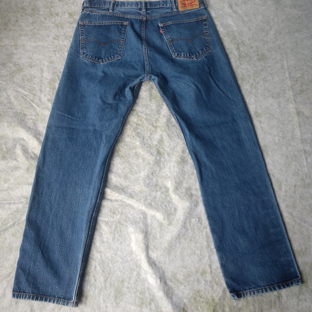LEVI'S 505 Regular Fit Mens Jeans 38x32